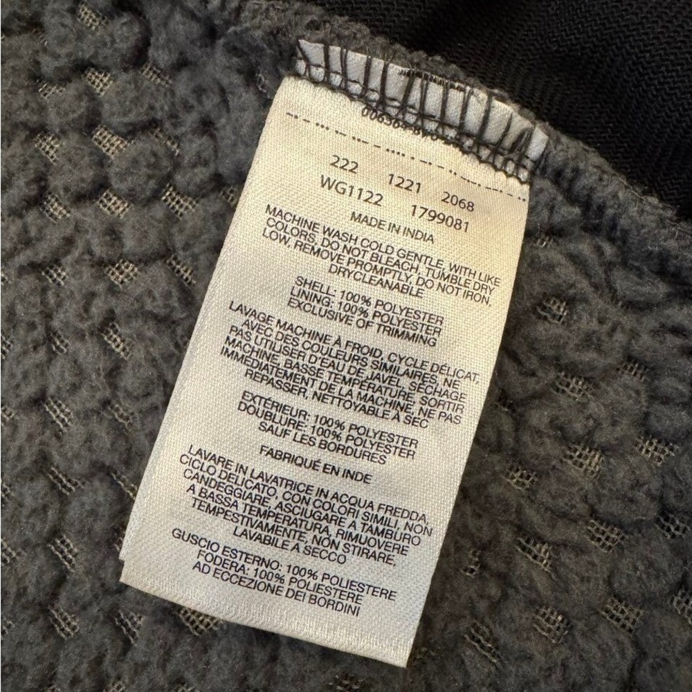 Columbia Fleece Jacket Girls XL 18/20 Gray Pink Fire Side Sherpa Full Zip - Picture 8 of 11